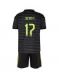 Real Madrid Lucas Vazquez #17 Ausweichtrikot für Kinder 2022-23 Kurzarm (+ Kurze Hosen)